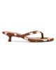Schutz Women's Carolyn 50MM Printed Hair-on-Hide Sandals - 1