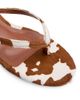 Schutz Women's Carolyn 50MM Printed Hair-on-Hide Sandals - 5
