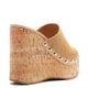 Schutz Women's Dalle Studded Suede Wedge-Heel Mules - 4