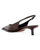 Schutz Women's Daria 50MM Leather Slingback Pumps - 3