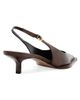 Schutz Women's Daria 50MM Leather Slingback Pumps - 4