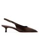 Schutz Women's Daria 50MM Leather Slingback Pumps - 9