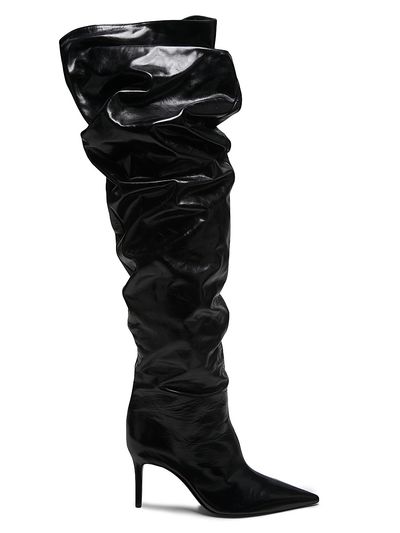 Schutz Women's Ellen 85MM Slouch Leather Over-the-Knee Boots