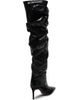 Schutz Women's Ellen 85MM Slouch Leather Over-the-Knee Boots - 3