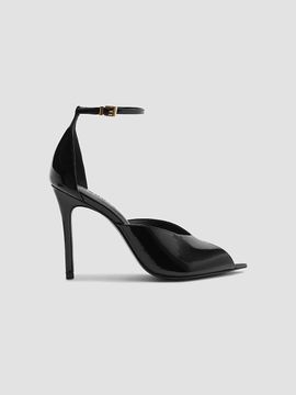 Schutz Women's Ingrid 100MM Patent Leather D'Orsay Sandals