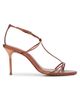 Schutz Women's Jules 90MM Metallic Leather Sandals - 1