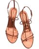 Schutz Women's Jules 90MM Metallic Leather Sandals - 4