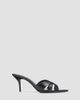 Schutz Women's Keefa Leaf 75MM Leather Mules - 1