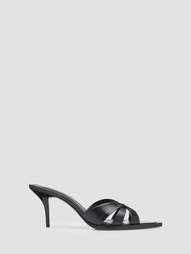 Schutz Women's Keefa Leaf 75MM Leather Mules