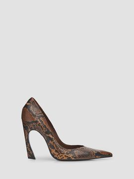 Schutz Women's Lexi 105MM Snake-Embossed Leather Pumps