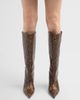 Schutz Women's Lexi 75MM Snakeskin Print Mid Boots - 2
