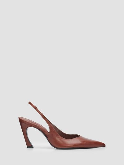 Schutz Women's Lexi 90MM Leather Slingback Pumps