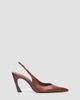 Schutz Women's Lexi 90MM Leather Slingback Pumps - 4