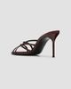 Schutz Women's Marion 100MM Slip-On Patent Leather Sandals - 4