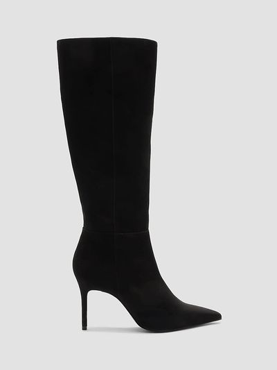 Schutz Women's Mikki 80MM Nubuck Leather Knee-High Boots