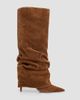 Schutz Women's Mikki Up Cloak 75MM Suede Slouch Boots - 6