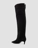 Schutz Women's Odessa Suede Knee-High Boots - 4