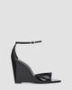 Schutz Women's Scarlett 100MM Patent Leather Wedge Sandals - 4