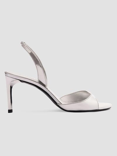 Schutz Women's Scarlett 80MM Leather Slingback Sandals
