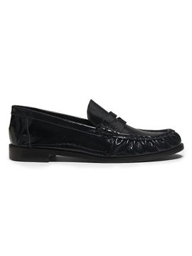 Schutz Women's Tyche Patent Leather Penny Loafers