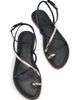 Schutz Women's Valeria Leather Sandals - 4