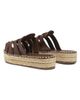 Schutz Women's Valerie 45MM Leather & Raffia Flatform Mules - 3