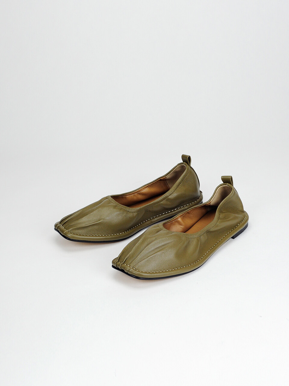 SCOMBER Elle Flats - Khaki
