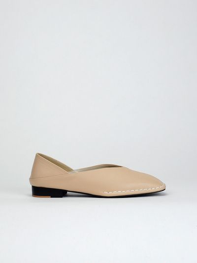 SCOMBER Nika Flat Shoes - Beige