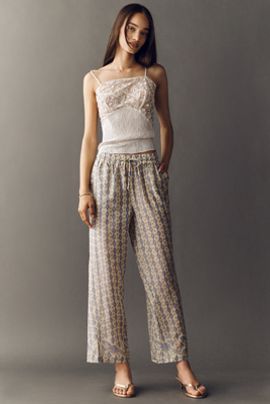 Scotch & Soda Gia 100% Cotton Printed Pants