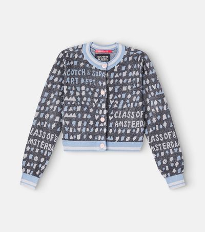 Scotch & Soda Kids Scotch & Soda Kids Cropped jacquard cardigan