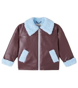 Scotch & Soda Kids Scotch & Soda Kids Teddy-trimmed jacket