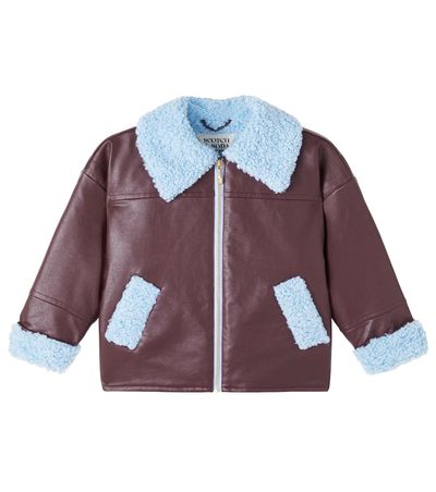 Scotch & Soda Kids Scotch & Soda Kids Teddy-trimmed jacket
