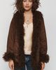 Scotch & Soda Liv Faux Fur Jacket - 1