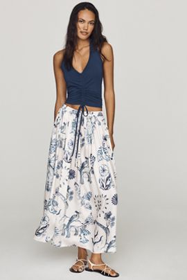 Scotch & Soda Micro-Pleat Skirt
