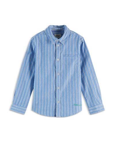 Scotch & Soda Scotch & Soda Boys' Regular Fit Classic Yarn Dyed Shirt