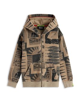 Scotch & Soda Scotch & Soda Boys' Relaxed Fit Printed Hoodie