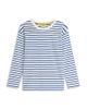 Scotch & Soda Scotch & Soda Boys' Yarndyed Striped Artwork Long Sleeved Tee - 1