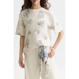 Scotch & Soda Scotch & Soda Embroidered Cotton Top