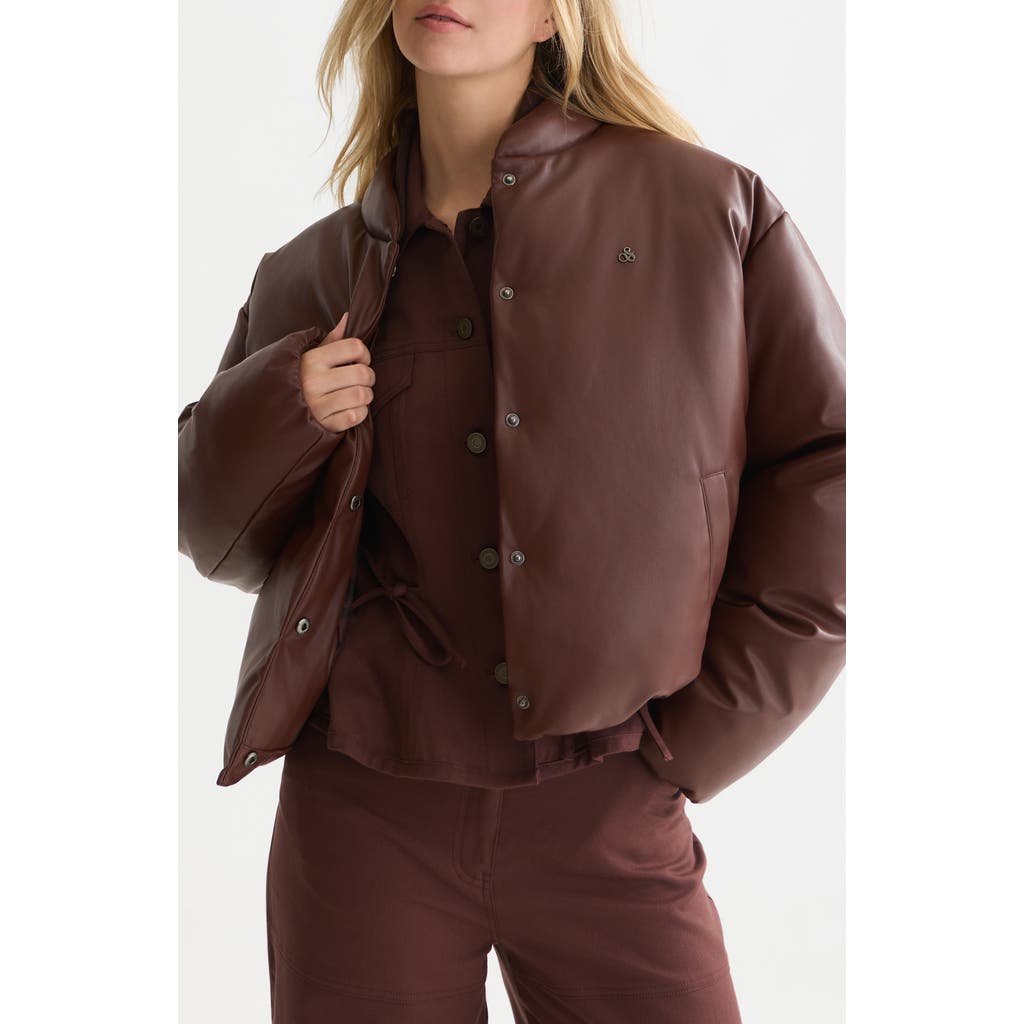 Scotch & Soda Scotch & Soda Faux Leather Short Jacket