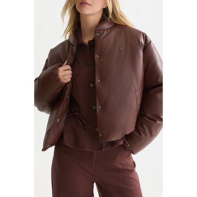 Scotch & Soda Scotch & Soda Faux Leather Short Jacket