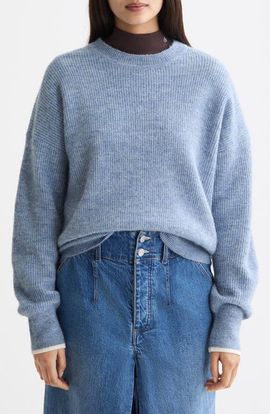 Scotch & Soda Scotch & Soda Fuzzy Crewneck Sweater