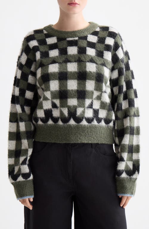 Scotch & Soda Scotch & Soda Geo Print Crewneck Sweater