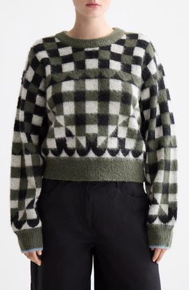 Scotch & Soda Scotch & Soda Geo Print Crewneck Sweater