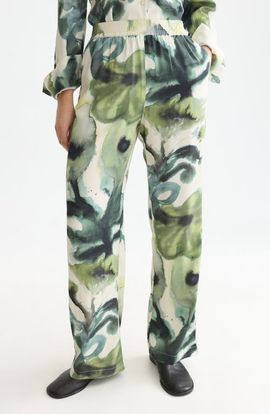 Scotch & Soda Scotch & Soda Gia Floral Print Wide Leg Pants