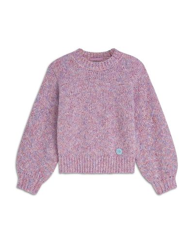 Scotch & Soda Scotch & Soda Girls' Blend Multi Color Dropped Shoulder Pullover Sweater