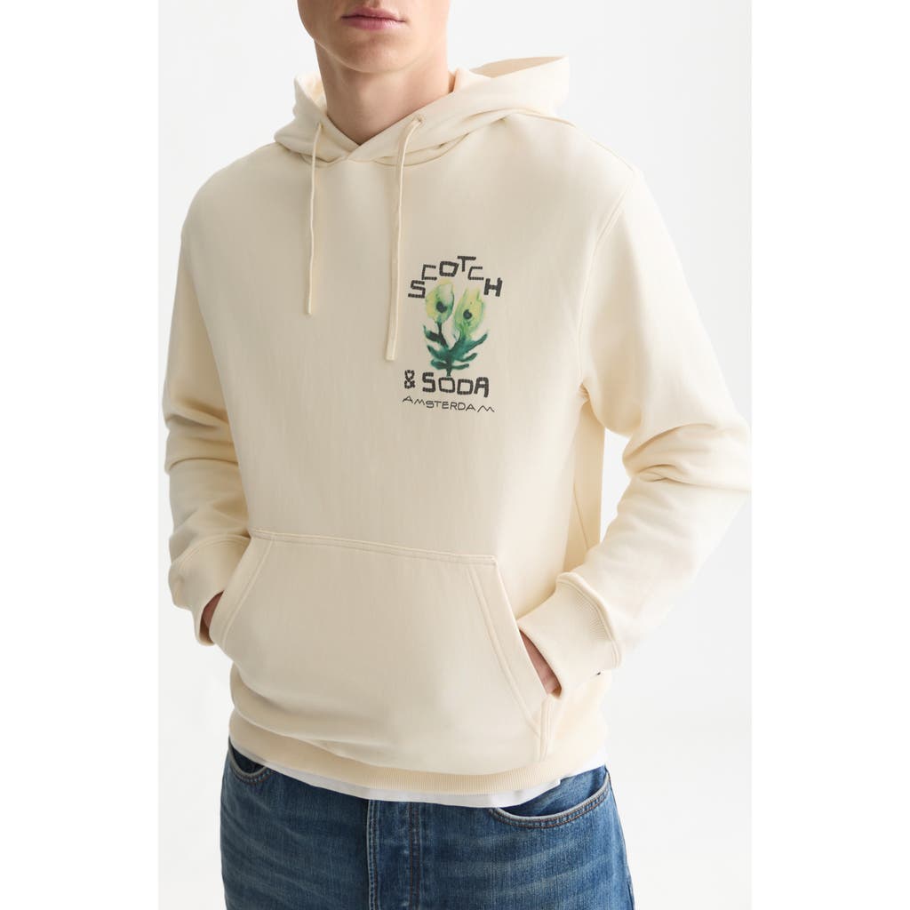 Scotch & Soda Scotch & Soda Graphic Cotton Hoodie