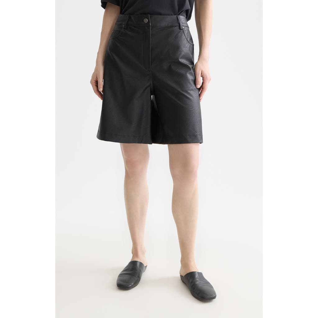 Scotch & Soda Scotch & Soda High Waist Faux Leather Shorts