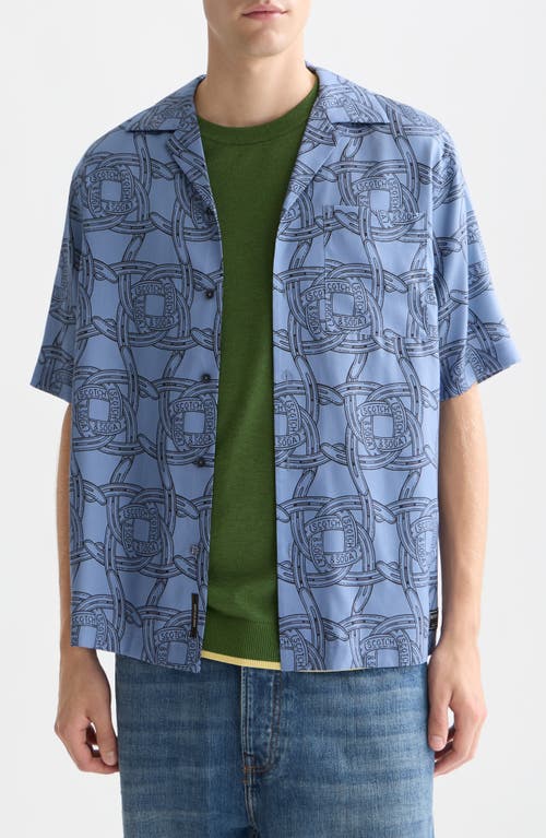 Scotch & Soda Scotch & Soda Horseshoe Print Camp Shirt