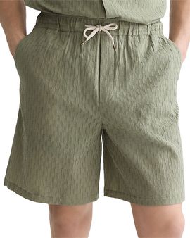 Scotch & Soda Scotch & Soda Jacquard Seersucker Bermuda Shorts