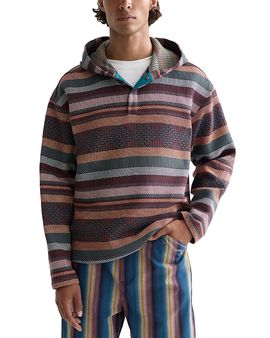 Scotch & Soda Scotch & Soda Jacquard Striped Hoodie